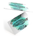 Pen & Watercolor Feathers - Premium Protective Decal Skin-Kit for the Apple Credit Card