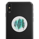 Pen & Watercolor Feathers - Skin Kit for PopSockets and other Smartphone Extendable Grips & Stands
