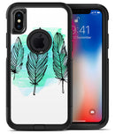 Pen & Watercolor Feathers - iPhone X OtterBox Case & Skin Kits