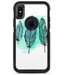 Pen & Watercolor Feathers - iPhone X OtterBox Case & Skin Kits