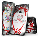 Abstract Heartbeat Logo v2 - iPhone Skin Kit in Memory of Phillip Wright