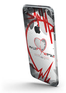Abstract Heartbeat Logo v2 - iPhone Skin Kit in Memory of Phillip Wright