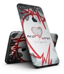 Abstract Heartbeat Logo v2 - iPhone Skin Kit in Memory of Phillip Wright