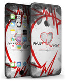 Abstract Heartbeat Logo v2 - iPhone Skin Kit in Memory of Phillip Wright