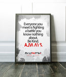Be Kind Always - In Memory of Phillip Wright - Ultra Rich Poster Print