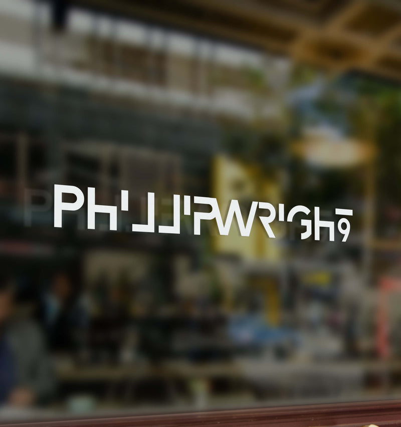 Phillip Wright Icon V1 - Window Decal in Memory of Phillip Wright