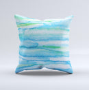 Abstract Oil Painting Lines Ink-Fuzed Decorative Throw Pillow