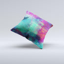 Abstract Oil Painting V3 Ink-Fuzed Decorative Throw Pillow