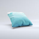 The Abstract WaterWaves ink-Fuzed Decorative Throw Pillow