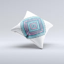 The Aztec Diamond ink-Fuzed Decorative Throw Pillow