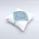 The Aztec Diamond ink-Fuzed Decorative Throw Pillow