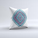 The Aztec Diamond ink-Fuzed Decorative Throw Pillow