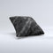 Black Marble Surface  Ink-Fuzed Decorative Throw Pillow