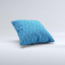 Blue Anchor Collage V2 Ink-Fuzed Decorative Throw Pillow