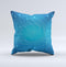 The Blue Circuit Board V2 ink-Fuzed Decorative Throw Pillow