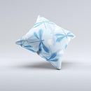 Blue DragonFly  Ink-Fuzed Decorative Throw Pillow