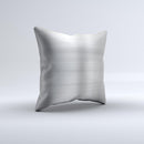 Brushed Metal Surface  Ink-Fuzed Decorative Throw Pillow