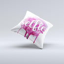 The But First, Selfie ink-Fuzed Decorative Throw Pillow