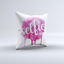 The But First, Selfie ink-Fuzed Decorative Throw Pillow