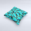 Butterfly BackGround Flat  Ink-Fuzed Decorative Throw Pillow