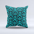 Delicate Pattern Blank  Ink-Fuzed Decorative Throw Pillow