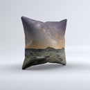 The Desert Nights ink-Fuzed Decorative Throw Pillow