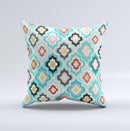 The Dotted Moroccan pattern ink-Fuzed Decorative Throw Pillow