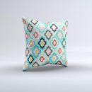 The Dotted Moroccan pattern ink-Fuzed Decorative Throw Pillow