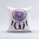 The Dreamcatcher Splatter ink-Fuzed Decorative Throw Pillow