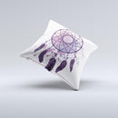 The Dreamcatcher Splatter ink-Fuzed Decorative Throw Pillow