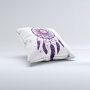 The Dreamcatcher Splatter ink-Fuzed Decorative Throw Pillow