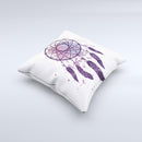 The Dreamcatcher Splatter ink-Fuzed Decorative Throw Pillow