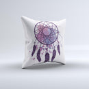 The Dreamcatcher Splatter ink-Fuzed Decorative Throw Pillow