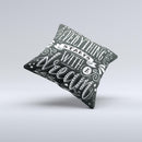 The Everything Starts with a Dream ink-Fuzed Decorative Throw Pillow