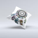 The Fancy Dreamcatcher ink-Fuzed Decorative Throw Pillow