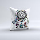The Fancy Dreamcatcher ink-Fuzed Decorative Throw Pillow