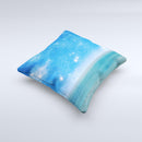 The Fantasy Fantasea ink-Fuzed Decorative Throw Pillow