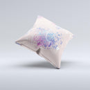 The Fun Sacred Elephants ink-Fuzed Decorative Throw Pillow