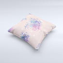 The Fun Sacred Elephants ink-Fuzed Decorative Throw Pillow
