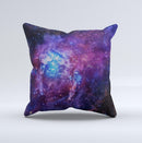 The Glowing Deep Space ink-Fuzed Decorative Throw Pillow