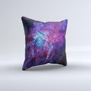 The Glowing Deep Space ink-Fuzed Decorative Throw Pillow