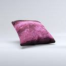 Glowing Hot Pink V3 Orbs of Light  Ink-Fuzed Decorative Throw Pillow