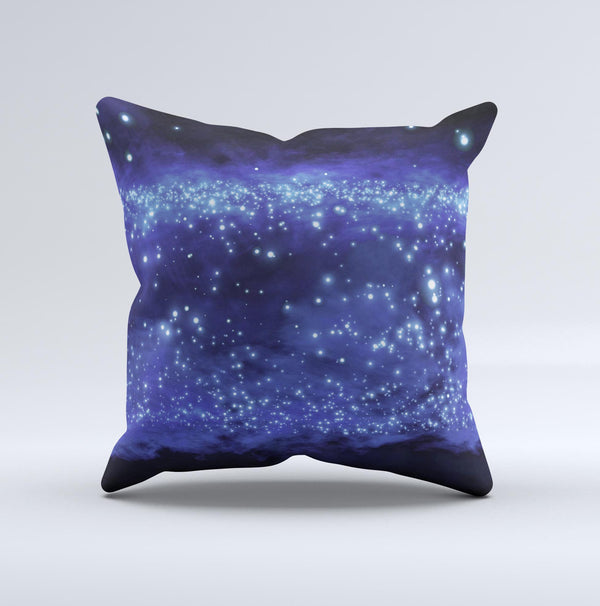 Glowing Purple V2 Orbs of Light  Ink-Fuzed Decorative Throw Pillow