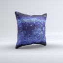 Glowing Purple V2 Orbs of Light  Ink-Fuzed Decorative Throw Pillow