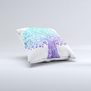 The Gradiated Tree of Life ink-Fuzed Decorative Throw Pillow