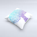 The Gradiated Tree of Life ink-Fuzed Decorative Throw Pillow