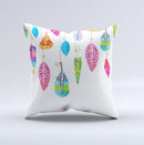 The Hanging Feathers ink-Fuzed Decorative Throw Pillow