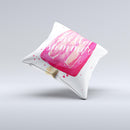 The Hello Summer Popcicle ink-Fuzed Decorative Throw Pillow