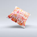 The Inspire Someone Today ink-Fuzed Decorative Throw Pillow