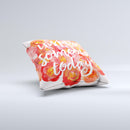 The Inspire Someone Today ink-Fuzed Decorative Throw Pillow